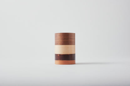 4-Color Tea Canister - Walnut