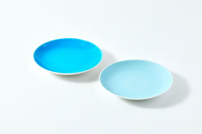 Flat Plate (S) - Clear Blue