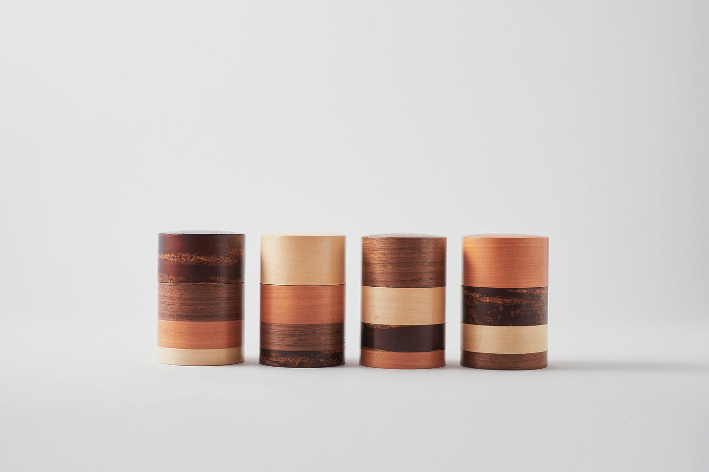 4-Color Tea Canister - Maple