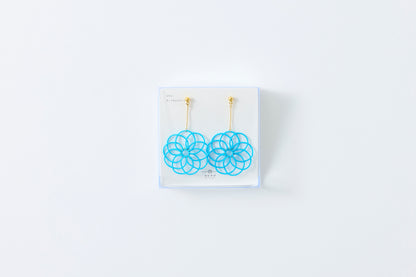 Hana Wind Chime | Post Earrings - Light Blue