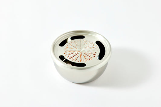 Pure Copper Grater 12cm (Stainless Steel Bowl)