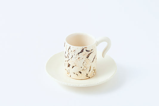 Coffee Cup & Saucer (White)