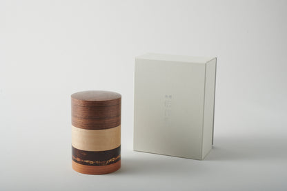 4-Color Tea Canister - Walnut