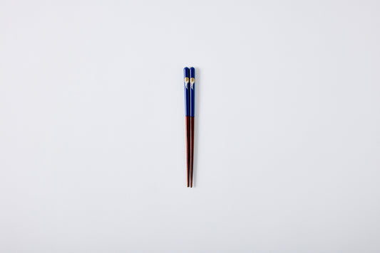 Dishwasher-Safe Moon Rabbit Chopsticks Blue 16cm