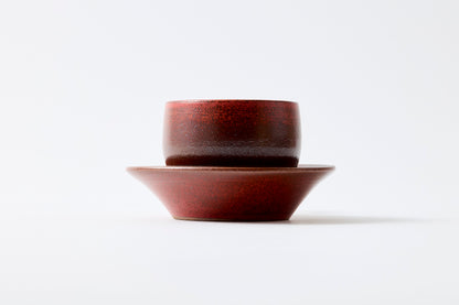 FD Akatsuki Sencha Teacup & Saucer Hasami Porcelain