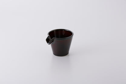 Shizuru Cold Sake Server Lacquer Brown