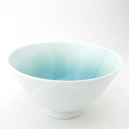 WANOKA Flower-Shaped Rice Bowl GR Arita Porcelain