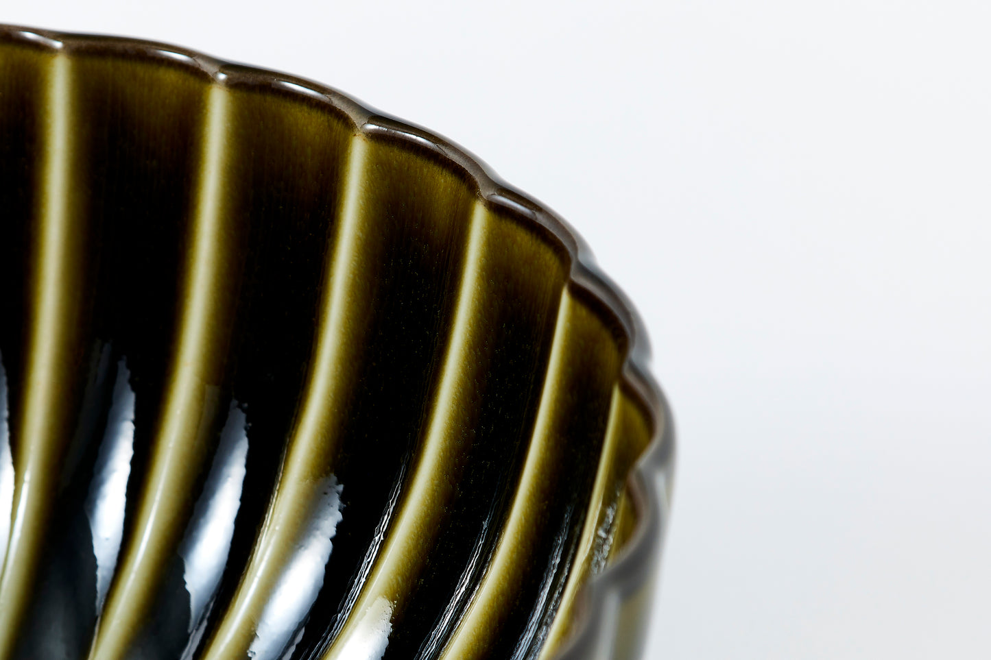 8-inch Bowl Rikyu Green