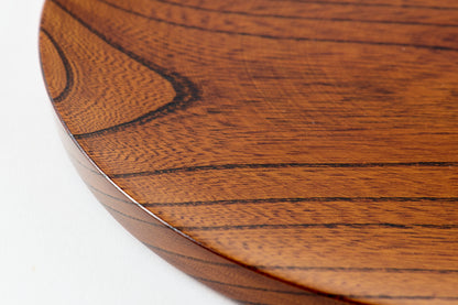 Lacquer Nitori Plate Keyaki φ24cm