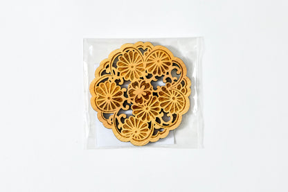 Coaster – Cherry Blossoms and Chrysanthemums