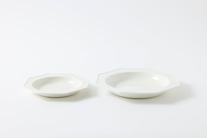 Domino de dish. Octagon Plate White