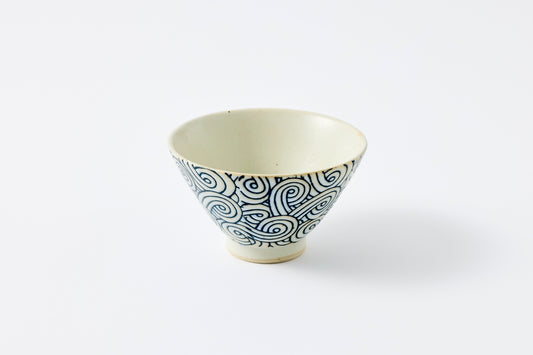 Inban UZUSHIO Rice Bowl Hasami Porcelain