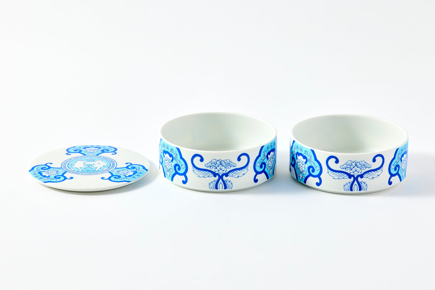 Double-tier Serving Box - JB Ko-Imari Floral Pattern