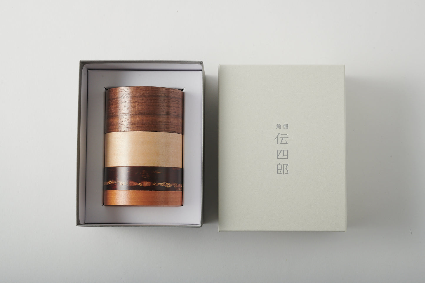 4-Color Tea Canister - Walnut