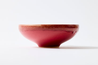 FD Edge Glaze Drip Round Flat Bowl Hasami Porcelain