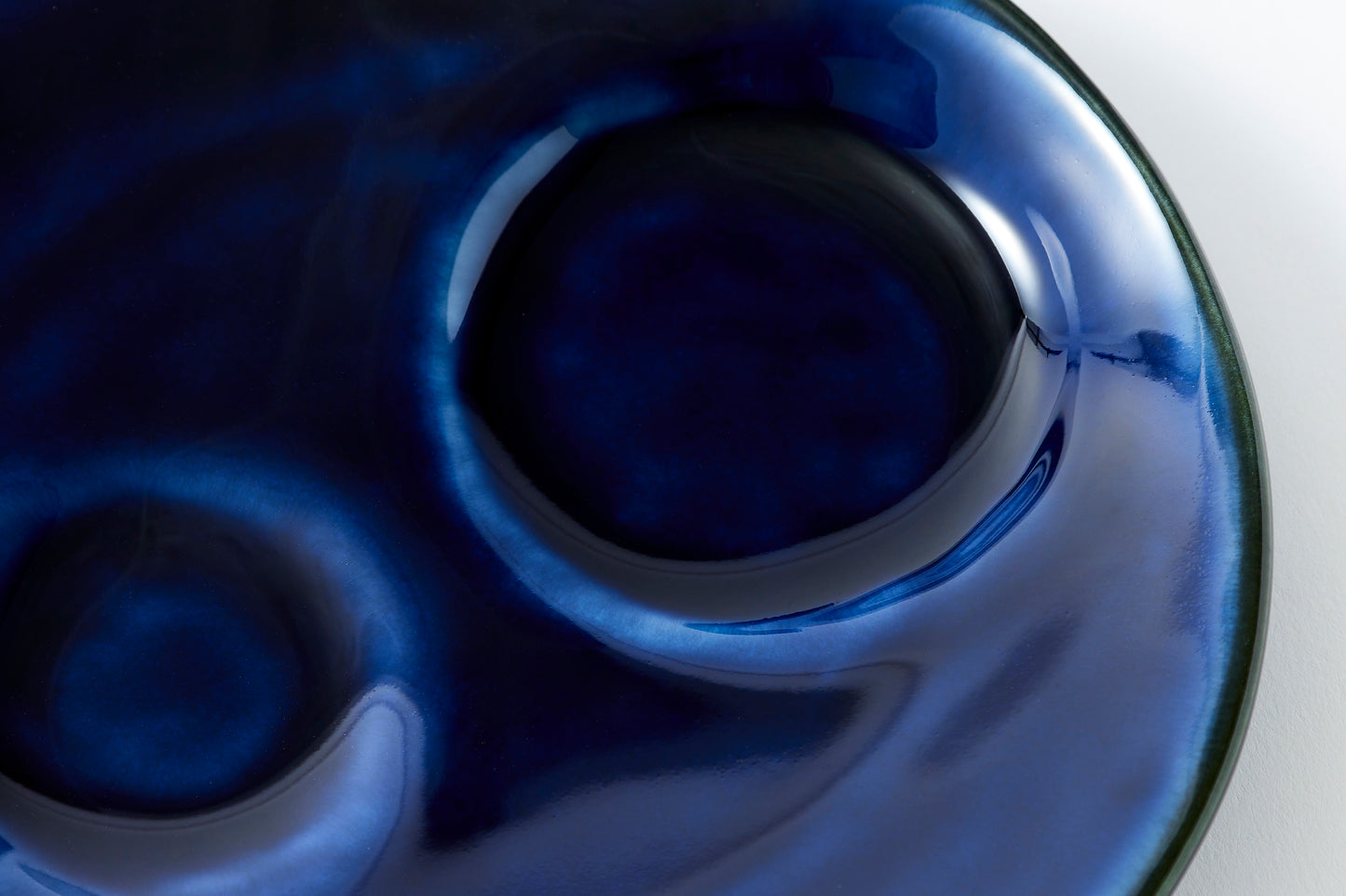 Shizuru Cold Sake Server Egg Plant Navy Blue