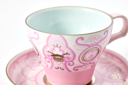 Teacup & Saucer 150ml - JC Ko-Imari Floral Pattern