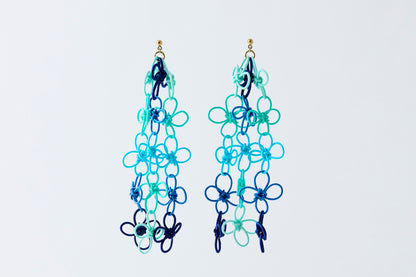 Flower Garden | Non-Pierced Earrings (Resin) - Sky Dew