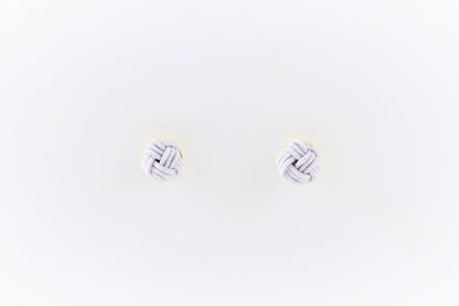 Musubi-dama | Post Pierced Earrings -Cherry Blossom Gray