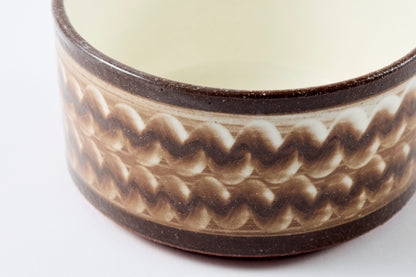 FD White Glaze Ripple Soup Mug Hasami Porcelain
