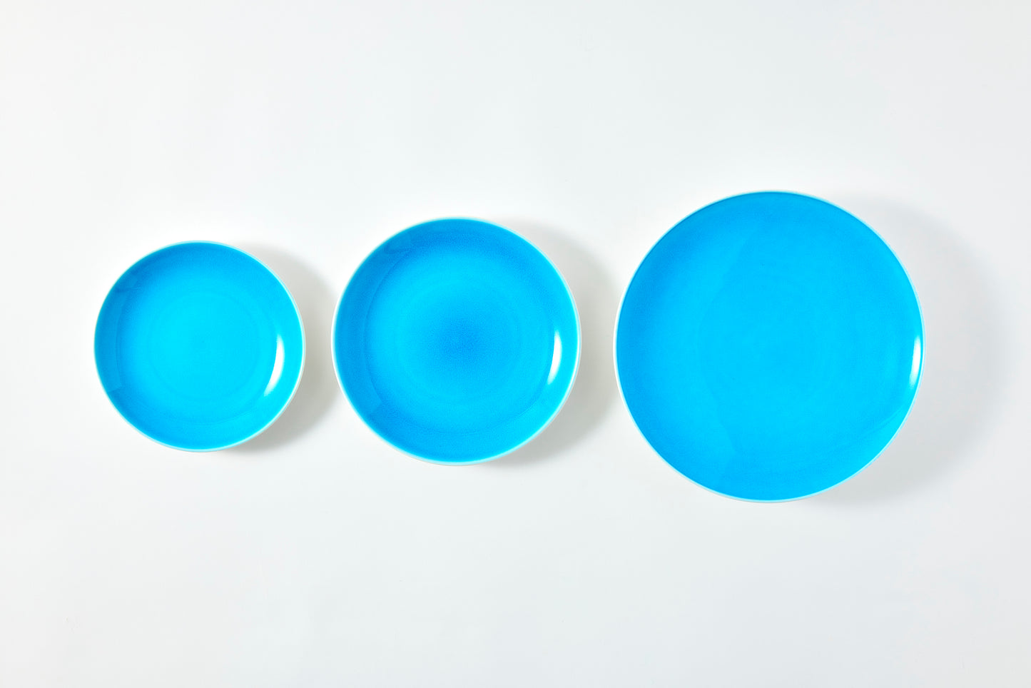 Flat Plate (S) - Clear Blue