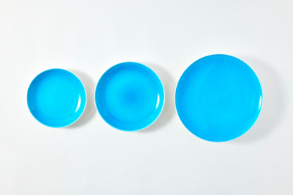 Flat Plate (S) - Clear Blue