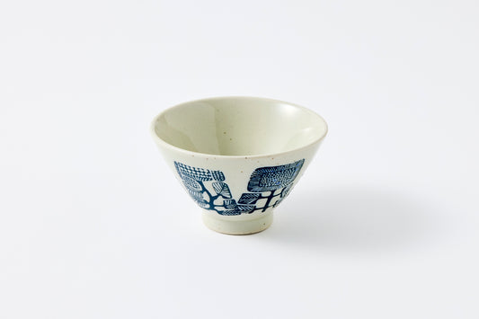 Inban AZTECA Rice Bowl Hasami Porcelain