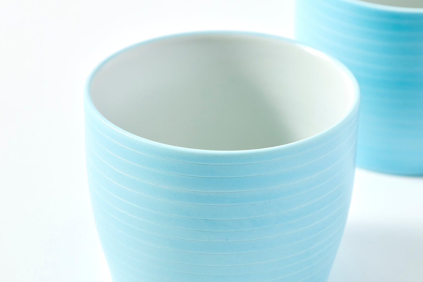 Set of 2 Design Teacup - Pearl Blue