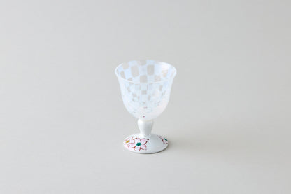 Cold Sake Glass (Opal) - Sakura Moif Silver