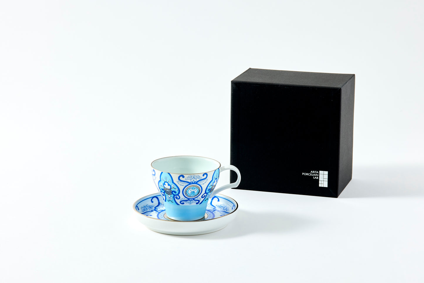 Teacup & Saucer - JB Koimari Floral Pattern