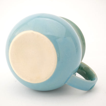 White Drip Glaze Blue Aroma Mug Hasami Porcelain