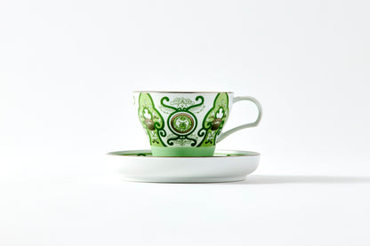 Teacup & Saucer 150ml - JT Ko-Imari Floral Pattern