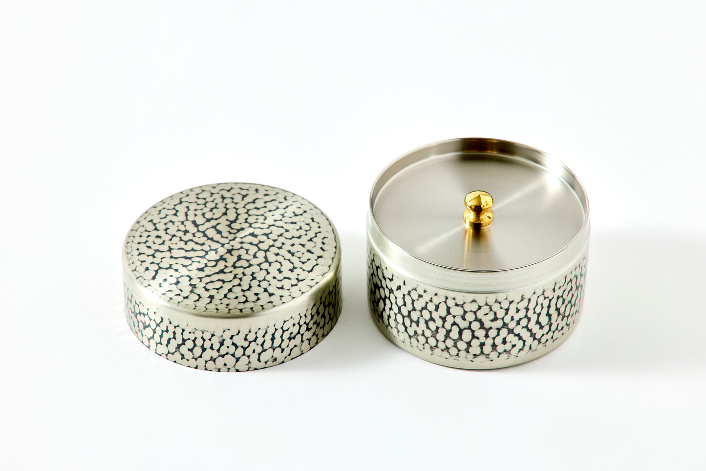 Hammered Pure Copper Tea Canister – Medium (100g)