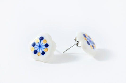 Watagumo Snowflake Large Earrings