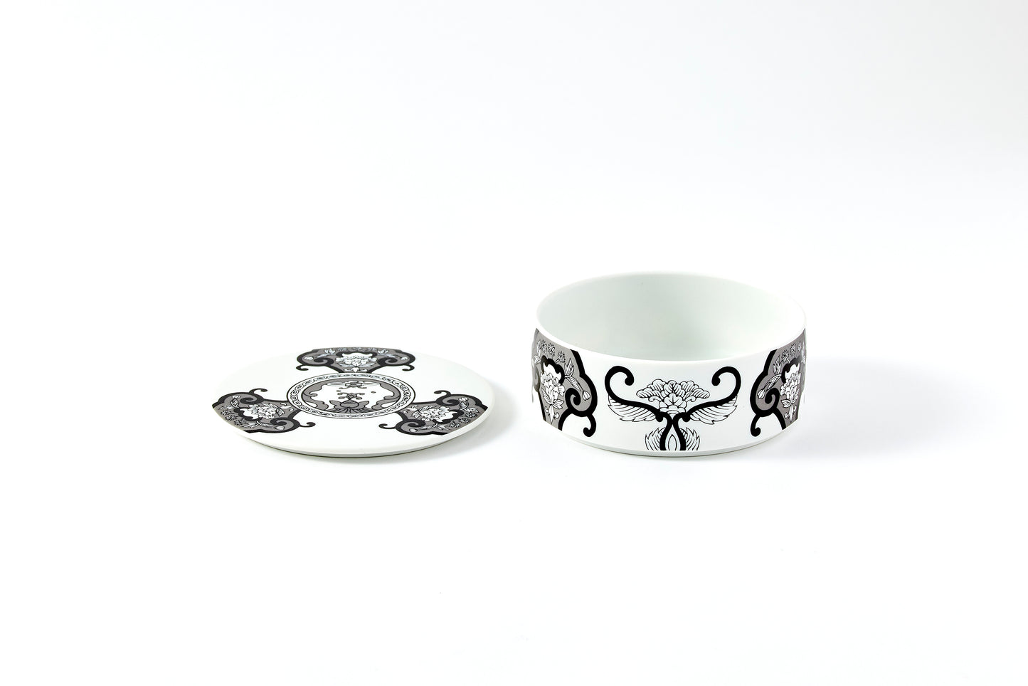 Single-tier Serving Box - JS Ko-Imari Floral Pattern