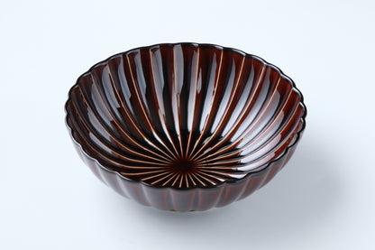 8-inch Bowl Lacquer Brown