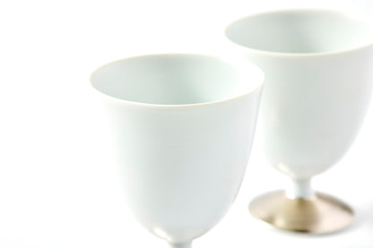 Set of 2 Sake Cups - Snow 90ml