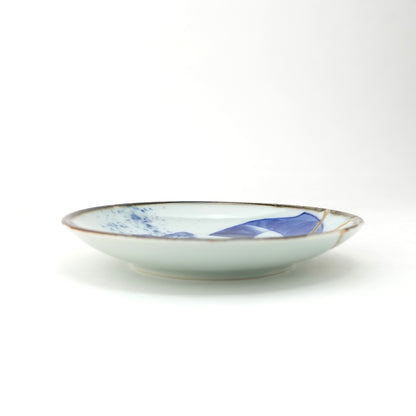 Gold Line Kosome Floral Garland Small Plate Imari Porcelain