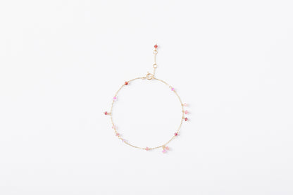 [ BASIC ] Pink Stones Bracelet