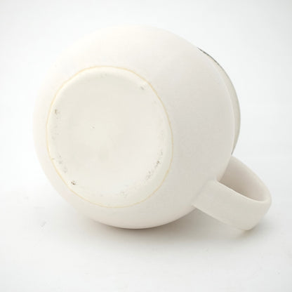 Rust Rim Matte White Aroma Mug Hasami Porcelain