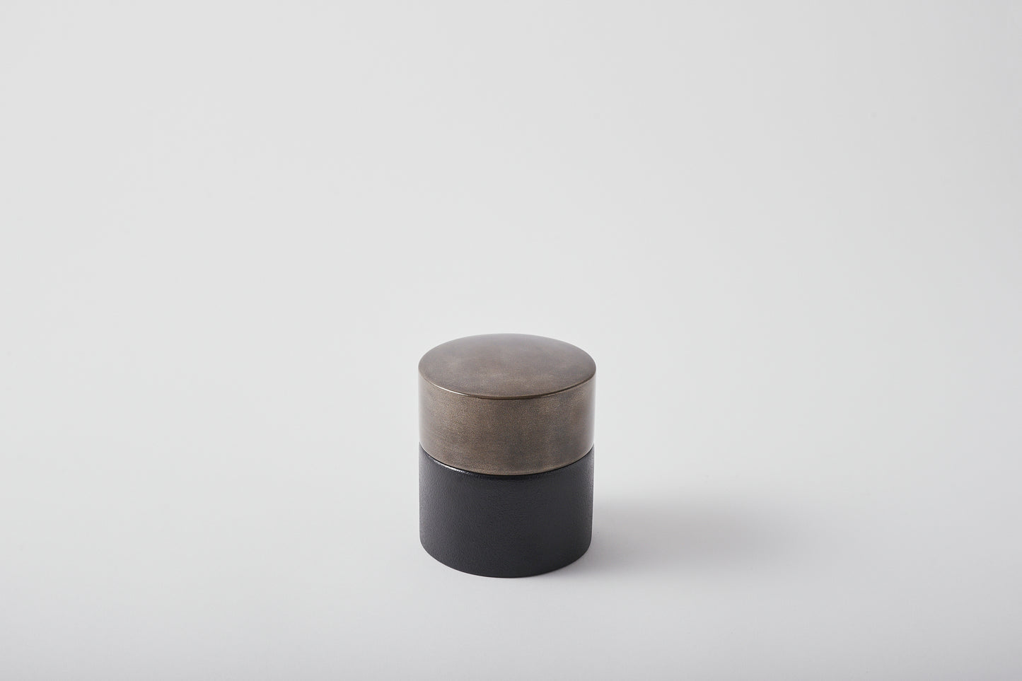 Tea Canister Silver Decor Small