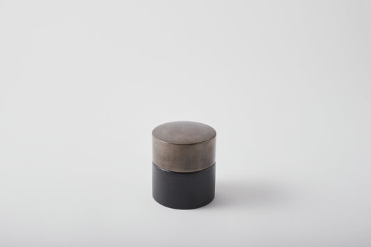 Tea Canister Silver Decor (Small)
