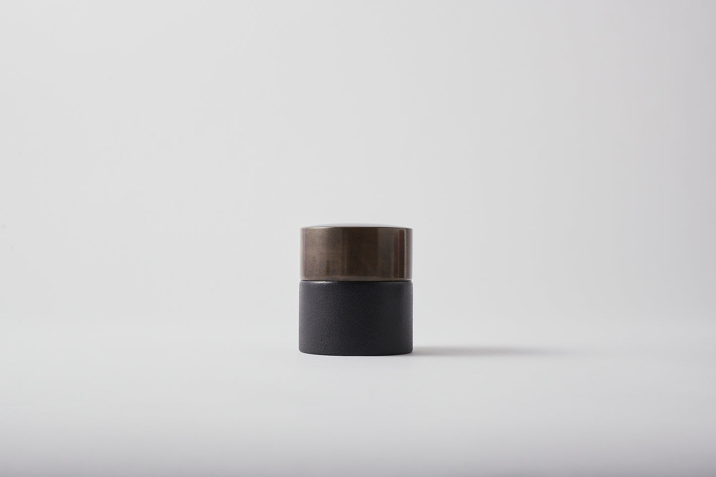 Tea Canister Silver Decor Small