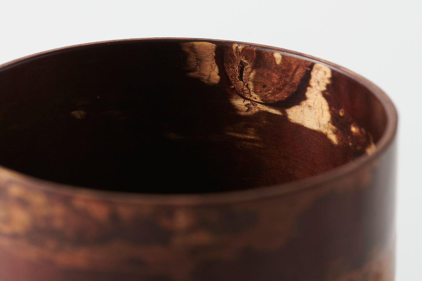 Tea Canister Frosted Decor with band by Keitaro Arakawa