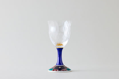 Wine Glass Small (Lattice)-  Ishidatami