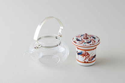 Kutani Chirori - Akae Bird Motif