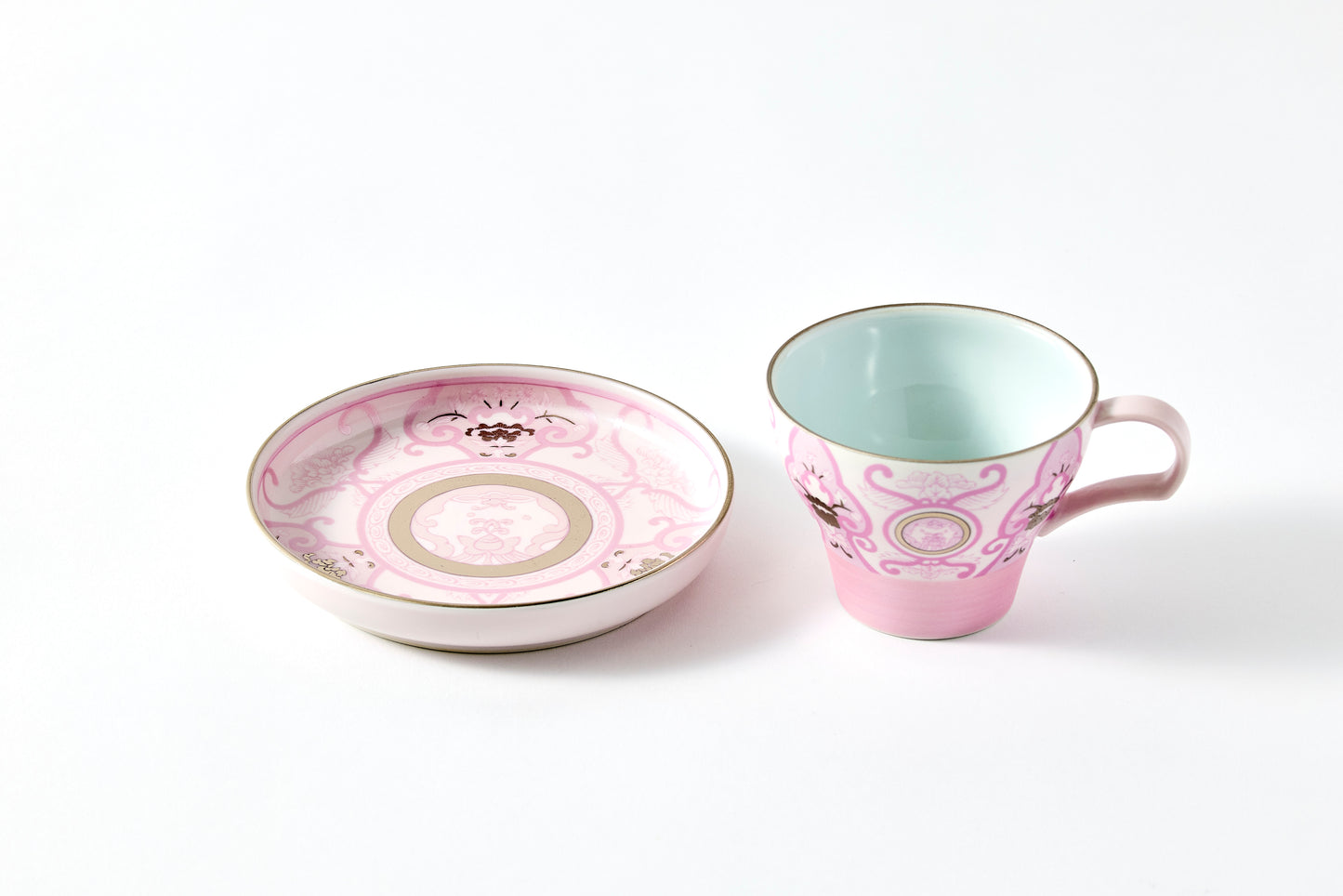 Teacup & Saucer 150ml - JC Ko-Imari Floral Pattern