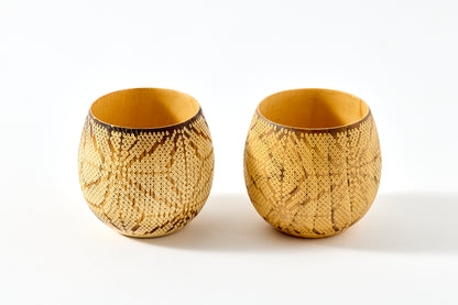 Cup – Hitokoshi Asanoha Pattern in White