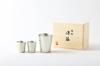 Chihaya Sake Set (Katakuchi and Guinomi)