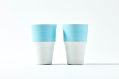 Set of 2 Short Tumblers - Pearl Blue